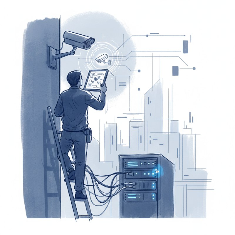 Обслуживание систем видеонаблюдения
