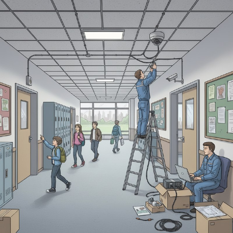 Установить видеонаблюдение в школе cameralook Установить видеонаблюдение в школе cameralook