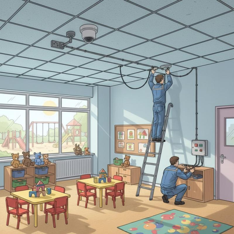 Установить видеонаблюдение в детском саду заказать в Магадане, цена, интернет магазин cameralook