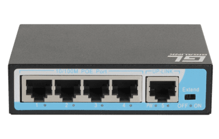 PoE-коммутатор Gigalink GL-SW-F005-04P
