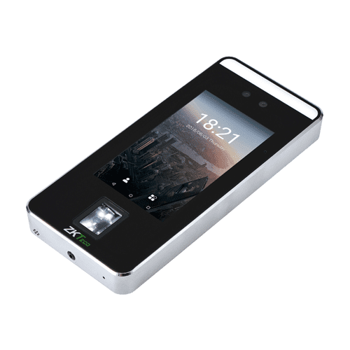 Биометрический терминал распознавания лиц со считывателем отпечатка пальца ZKTeco SpeedFace-V5