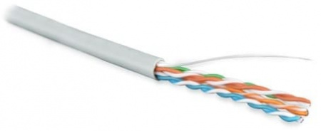 Кабель Hyperline UUTP4-C5E-S24-IN-LSZH-GY-305